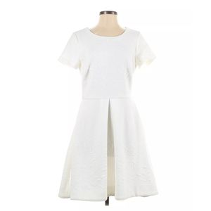 Just Taylor A Line White Dress